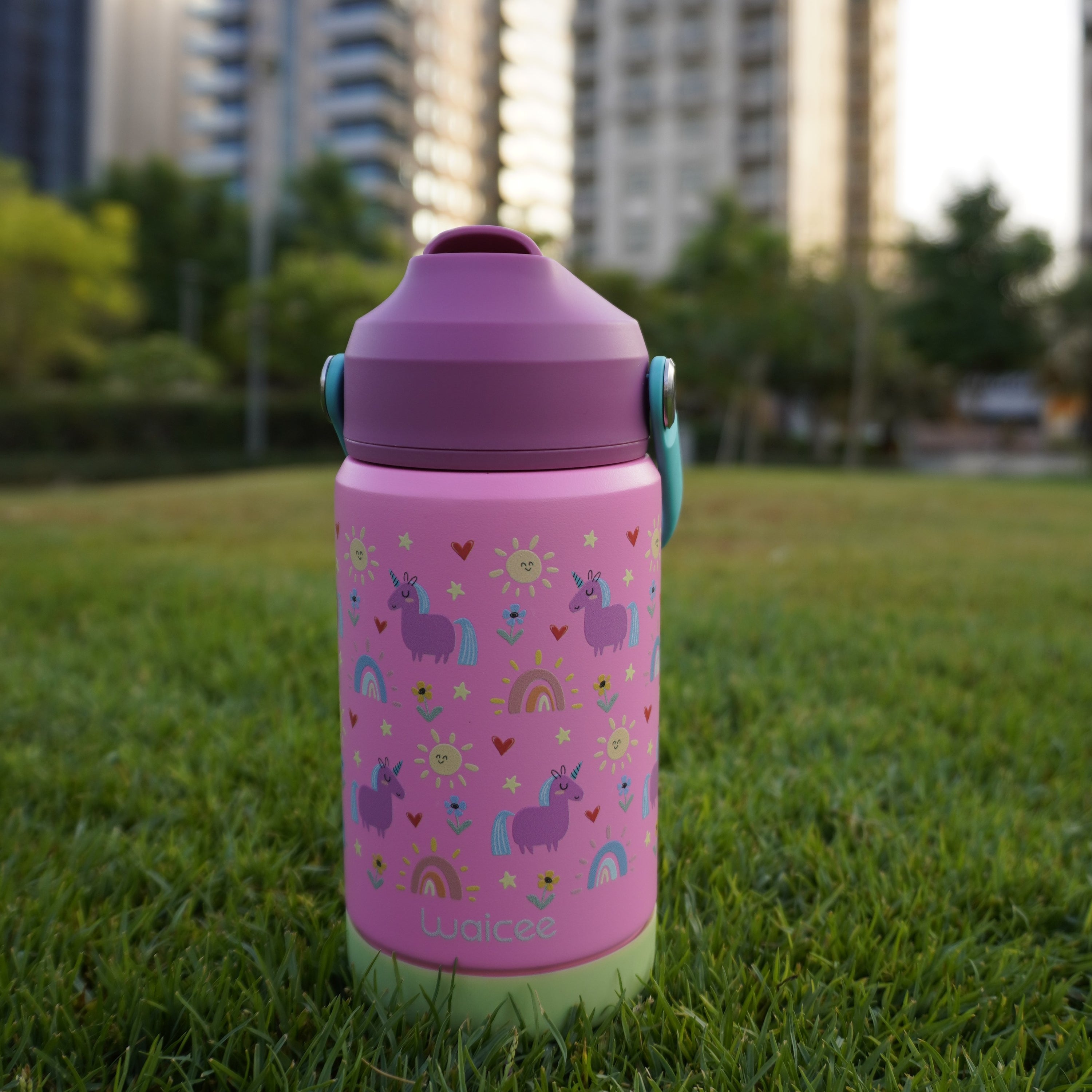 Pink Unicorn 2.0 Bottle with Handle - 12oz / 350ml