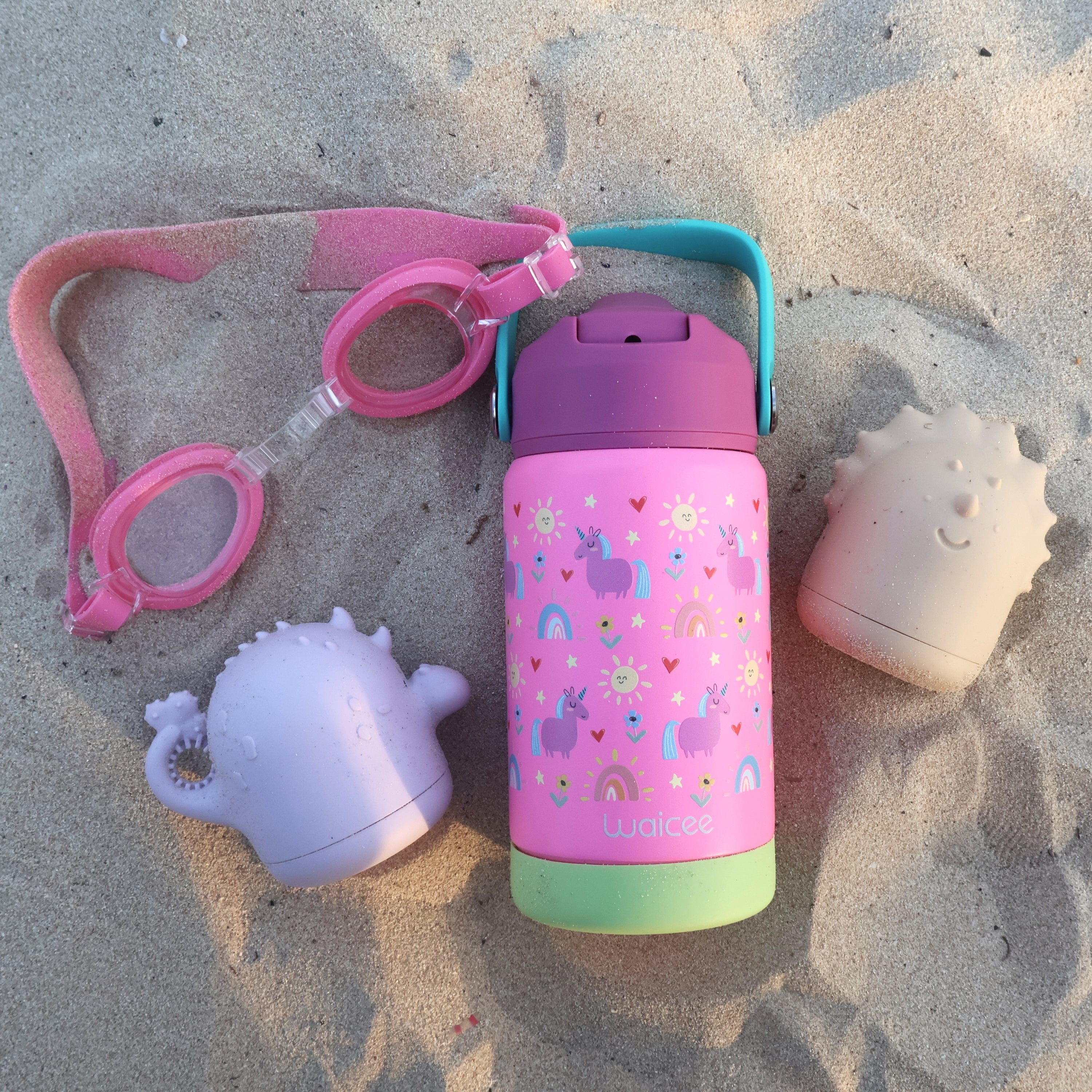 Pink Unicorn 2.0 Bottle with Handle - 12oz / 350ml