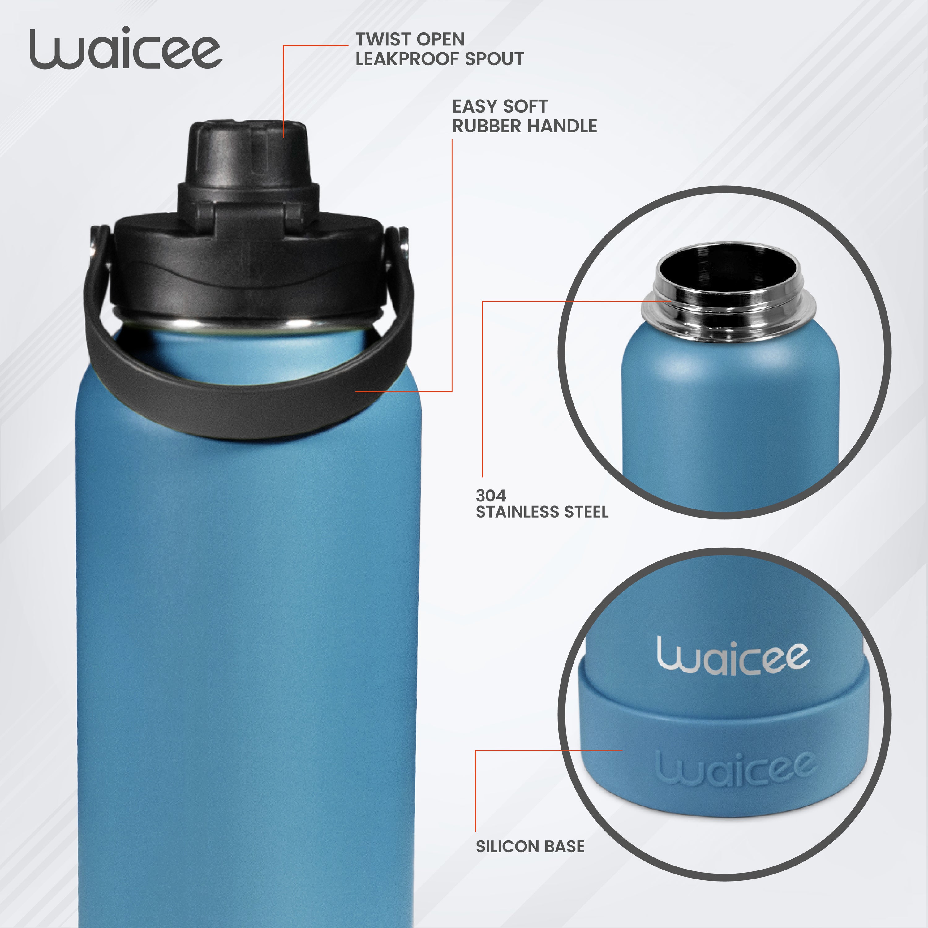 Steel Blue – 32oz / 950ml